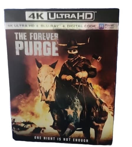 The Forever Purge (4K Ultra HD, 2021) With Slipcover No Digital Code NEW Sealed. - Image 1