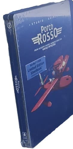 Porco Rosso STEELBOOK (Blu-ray/DVD,2021,2-Disc)Michael Keaton Cary Elwes Sealed. - Thumbnail 3