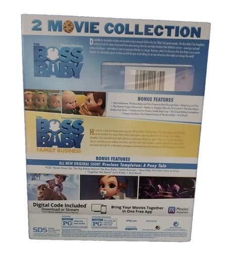 BOSS BABY: 2-MOVIE COLLECTION [Bluray] Brand New Sealed - Thumbnail 2