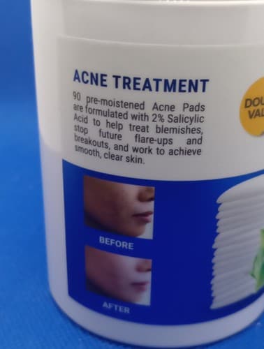 Dermatouch Acnecare Pads For Acne Control Clear Skin*90 CT*New+Sealed.Fast Ship. - Thumbnail 5