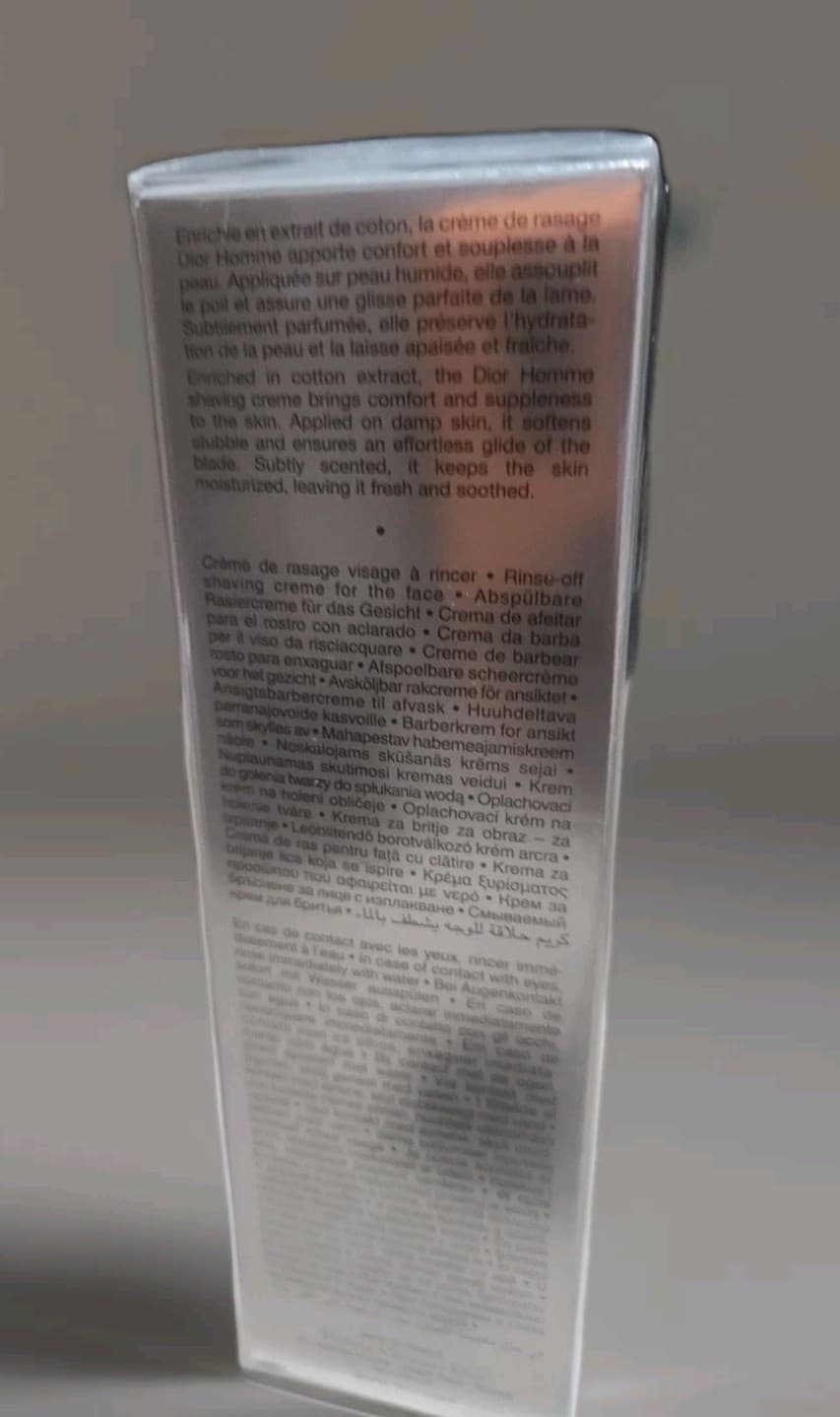 Dior Homme Shave Cream For Men,4.2oz/125ml Sealed "Same Day Shipping." - Thumbnail 2