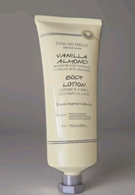 Tuscan Hill Selected Scents Vanilla Almond Scented Body Care 4 Piece Set. - Thumbnail 3