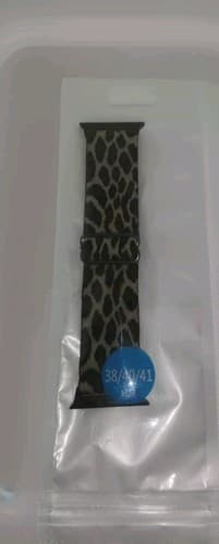 Stretchy Nylon Adjustable Cheetah Band For Apple Watch 38/40/41mm - Image 1