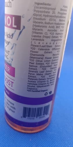 DERMATOUCH RETINOL HYALURONIC ACID&CUCUMBER FACIAL CLEANSER DAILY BOOST 8FLOZ - Thumbnail 3