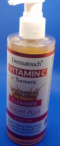 DERMATOUCH Vitamin C + Turmeric Cleanser Bright Plus For All Skin Types,8oz. - Image 1