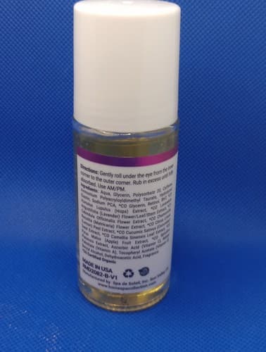 Dermatouch Retinol Anti-aging Under-Eye Roller Serum Firming Depuffing 1.75 oz - Thumbnail 5