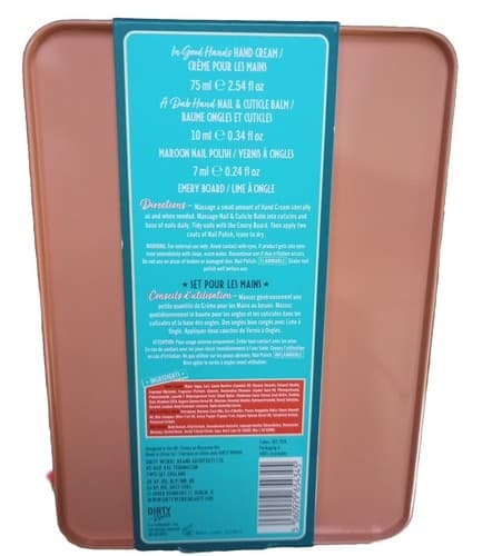 Dirty Works It's All In Hand 4Pc Hand Cream Nail Cuticle Balm Nail Polish. - Thumbnail 3