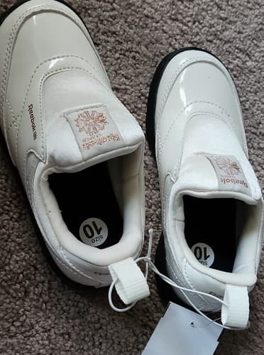 Reebok Cardi Club C Double Infant/Toddler Shoes Size 10, Color: - Thumbnail 4