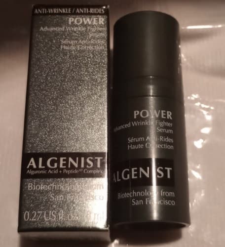 Algenist Power Advanced Wrinkle Fighter Serum 0.27 fl oz / 8 ml Travel Size NEW - Image 1
