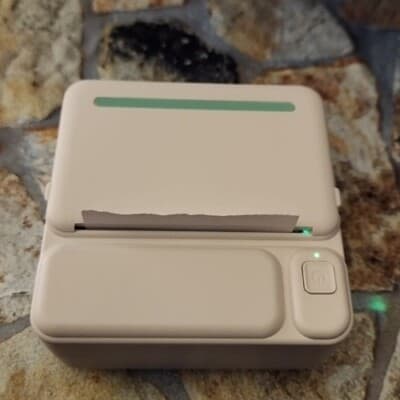 Portable Mini Pocket Thermal Photo Printer Wireless Bluetooth Inkless Printing - Thumbnail 2