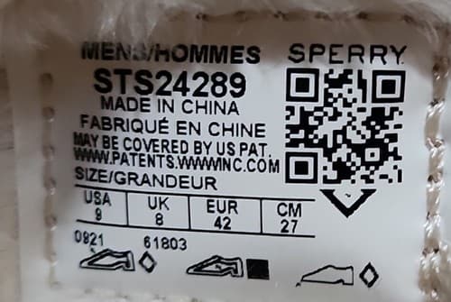 Sperry Top-Sider Faux Fur Lined Boat Shoes Gray Slip Ons Comfort Mens Size 9 US - Thumbnail 9