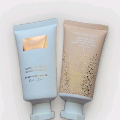 My Beauty Spot Gorgeous Glow Spot Cashmere Rose&Vanilla Foot Scrub&Lotion 1oz Ea - Image 1