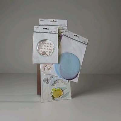 s•e•i Couture 12x12 SCRAPBOOK KIT Papers Stickers, Die-Cut Borders Frames,etc. - Thumbnail 6