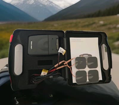 TENS 3000 Analog Unit Dual Channel w/ Electrodes Pads Complete New In Case OTC - Image 1