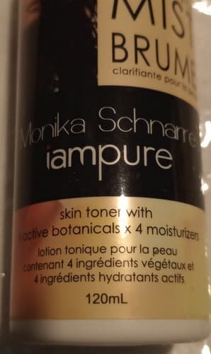 4X2 MONIKA SCHNARRE IAMPURE Skin Clarifying Mist Toner 120ml NIB FAST SHIPPING - Thumbnail 4
