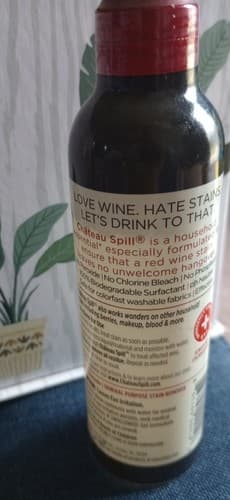 Chateau Spill Red Wine Stain Remover Safe Biodegradable 4-Oz Spray Bottle - Thumbnail 2