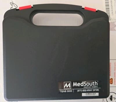 TENS 3000 Analog Unit Dual Channel w/ Electrodes Pads Complete New In Case OTC - Thumbnail 5