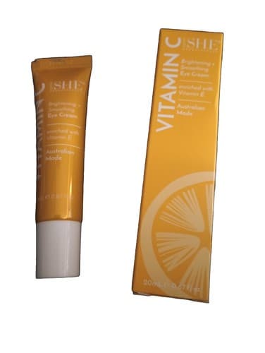 Om SHE Aromatherapy Vitamin C Brightening + Smoothing Eye Cream 0.67 fl oz/20 mL - Image 1