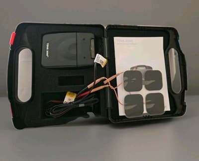 TENS 3000 Analog Unit Dual Channel w/ Electrodes Pads Complete New In Case OTC - Thumbnail 2