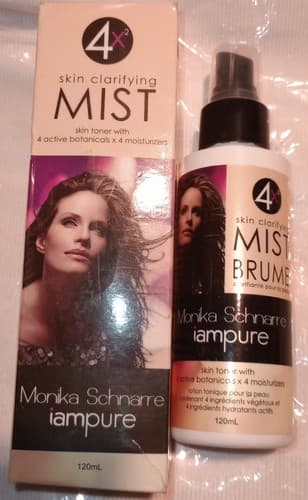 4X2 MONIKA SCHNARRE IAMPURE Skin Clarifying Mist Toner 120ml NIB FAST SHIPPING - Image 1