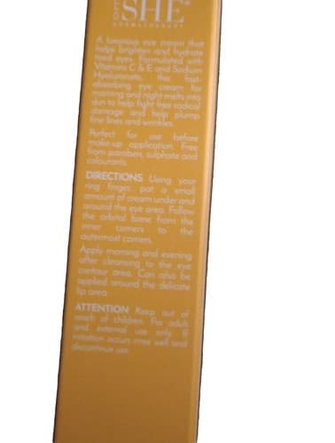 Om SHE Aromatherapy Vitamin C Brightening + Smoothing Eye Cream 0.67 fl oz/20 mL - Thumbnail 4