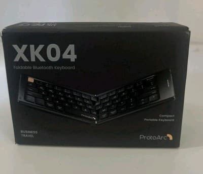 ProtoArc Foldable Compact Keyboard XK04 Portable Bluetooth Business Travel - Image 1