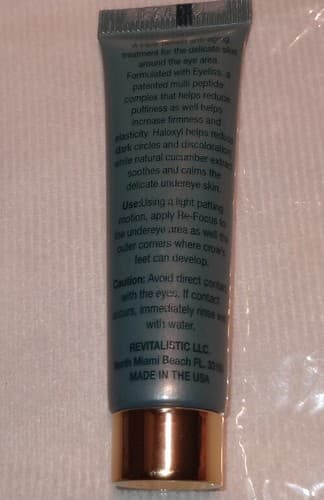 VANESSA WILLIAMS REVITALISTIC RE-FOCUS FIRMING EYE SERUM W/ EYELISS PEPTIDE~HTF - Thumbnail 3