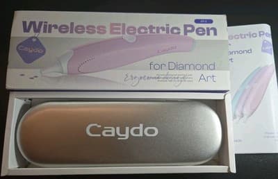 Electric Diamond Painting Pen - Vacuum Diamond Art Pen, Wax-Free Tool with 2 ... - Thumbnail 3