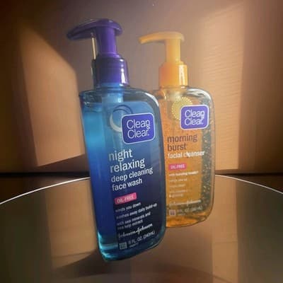 Clean & Clear Morning Burst Oil-Free Gentle Daily Face Wash& Night Wash 8oz.ea. - Thumbnail 2