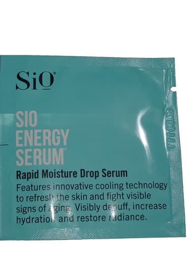 NEW X2 SIO BEAUTY Sio Energy Serum Rapid Moisture Drop Serum 0.1 oz each Samples - Thumbnail 2