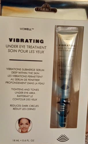 WEWELL de-puff Under Eye Treatment TIGHTENS/TONES /REDUCES DARK CIRCLES 18ML - Image 1