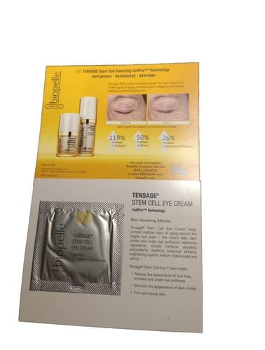 Biopelle Tensage Daily Serum Stem Cell Eye Cream 2 Packets. - Thumbnail 3
