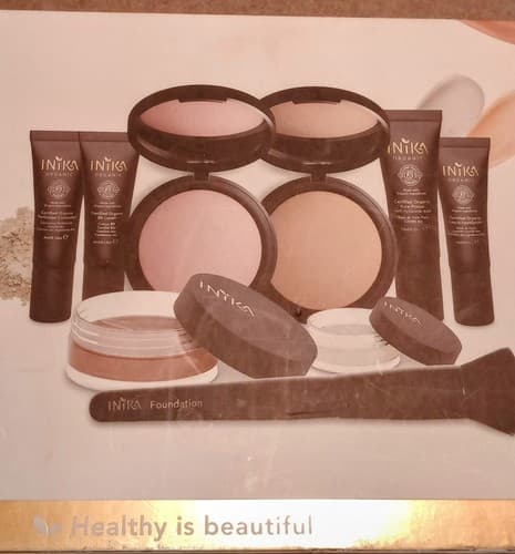 INIKA Organic Baked Mineral In A Box For Medium Skin Type, Fast Shipping. 8pc. - Thumbnail 2