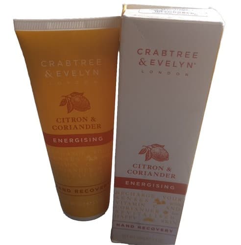 Crabtree & Evelyn Citron & Coriander Energising Hand Recovery 3.5 oz New in Box - Image 1