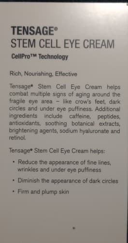 Biopelle Tensage Daily Serum Stem Cell Eye Cream 2 Packets. - Thumbnail 4