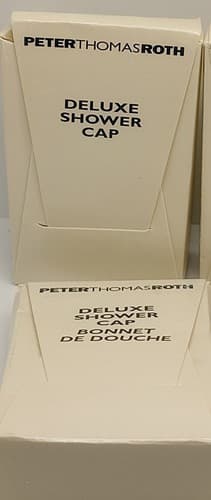 (2) Peter Thomas Roth Travel Pack Disposable Deluxe Shower Cap - Thumbnail 2