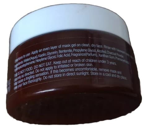 Glow Up Wash-Off Face Mask with Charcoal 4.06oz/120ml.*Sealed*. - Thumbnail 2