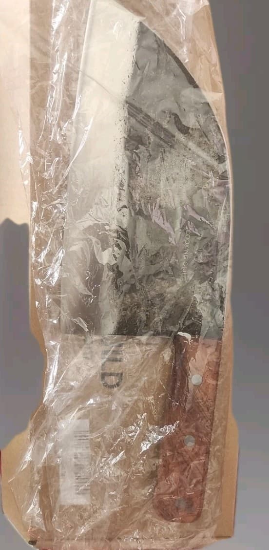 The Cooking Guild Serbian Cleaver Knife - 7.8 Inches Same Day Shipping. - Thumbnail 5