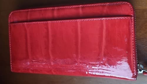 Kate Spade Crocodile Embossed Knightsbridge Wallet Red - Thumbnail 2