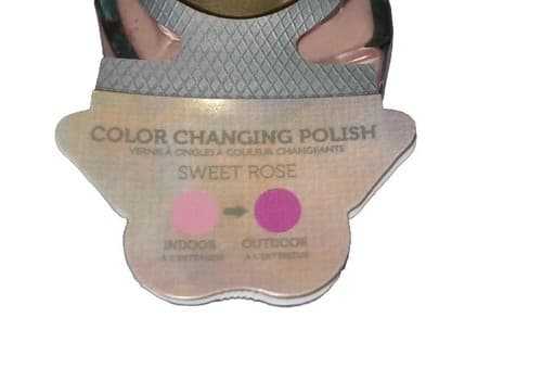 Ruby Wing Color Changing Nail Polish, Sweet Rose 0.5oz. - Thumbnail 2