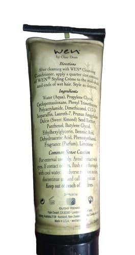 WEN by Chaz Dean Sweet Almond Mint Styling Crème 4 oz. Tube NEW Factory Sealed - Thumbnail 2