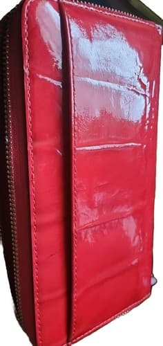 Kate Spade Crocodile Embossed Knightsbridge Wallet Red - Thumbnail 7