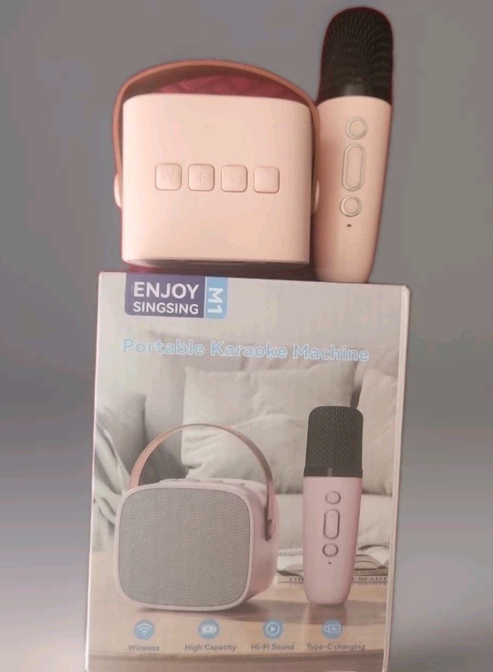 Onelife Machine With 1 Microphone Portable for Kids Same Day Shipping. - Image 1