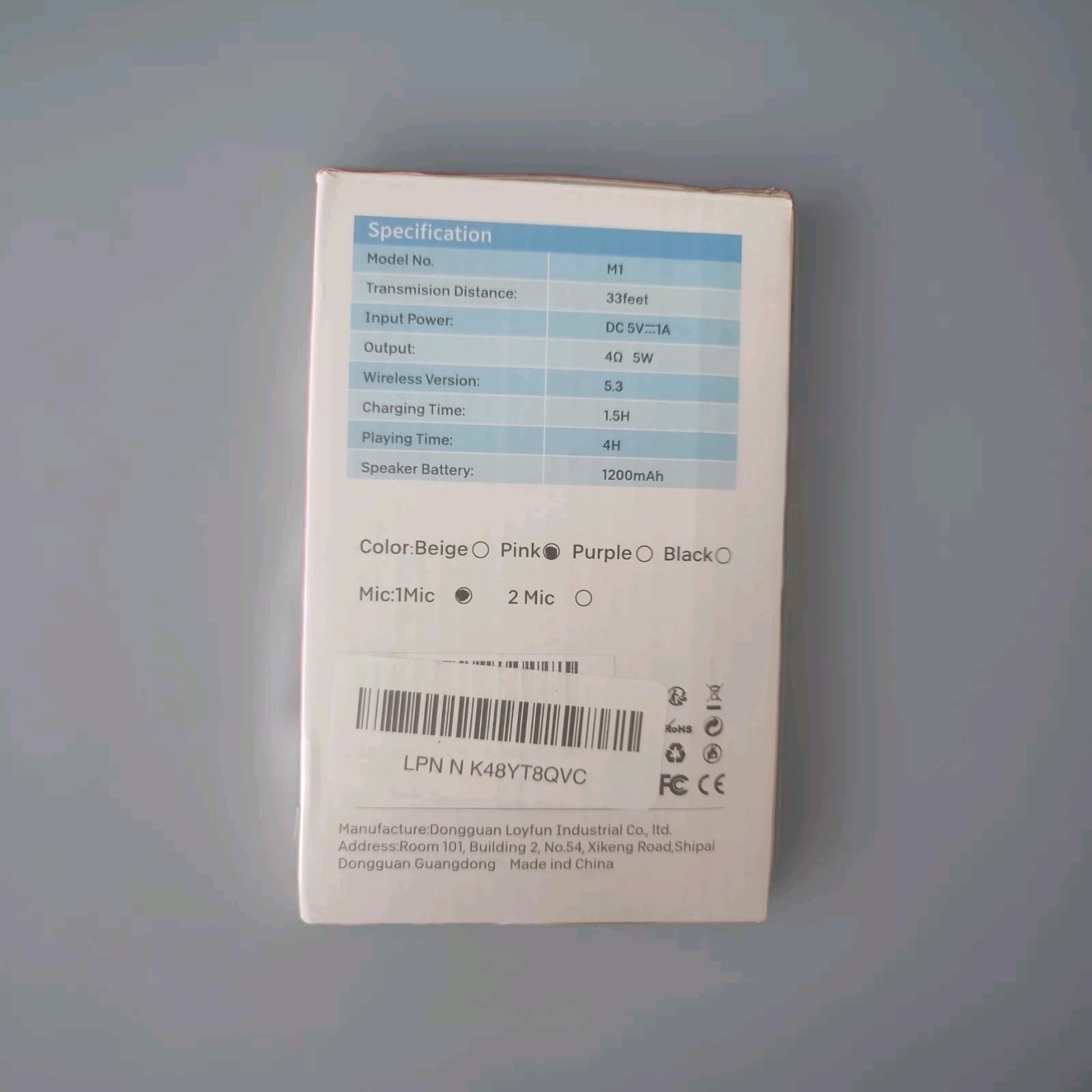 Onelife Machine With 1 Microphone Portable for Kids Same Day Shipping. - Thumbnail 2