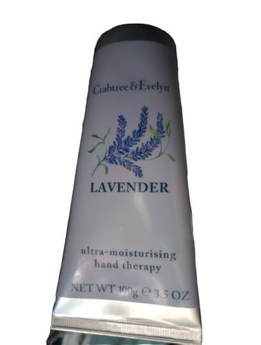 Crabtree & Evelyn Lavender Hand Therapy Full Size 3.5oz/100g New No Box - Thumbnail 2