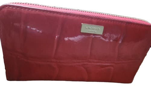 Kate Spade Crocodile Embossed Knightsbridge Wallet Red - Thumbnail 3
