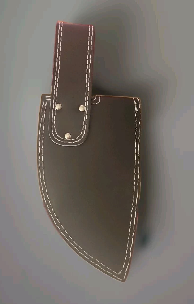 The Cooking Guild Serbian Cleaver Knife - 7.8 Inches Same Day Shipping. - Thumbnail 4