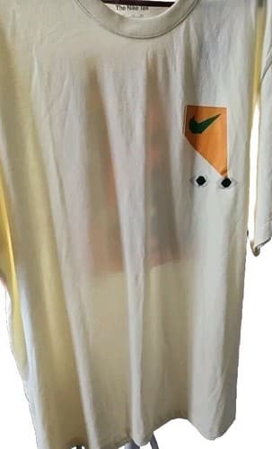 The NIKE Logo Tee Size XXL. Beige With Multi Color Graphic. New - Thumbnail 3