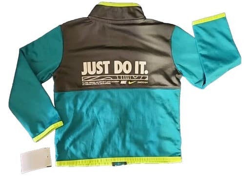 Nike Toddler Boys Jacket 24 Months Green Black. - Thumbnail 5