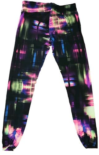 Calvin Klein Performance Women's Size XS Quick-Dry Workout Crop Colorful Pants - Thumbnail 2